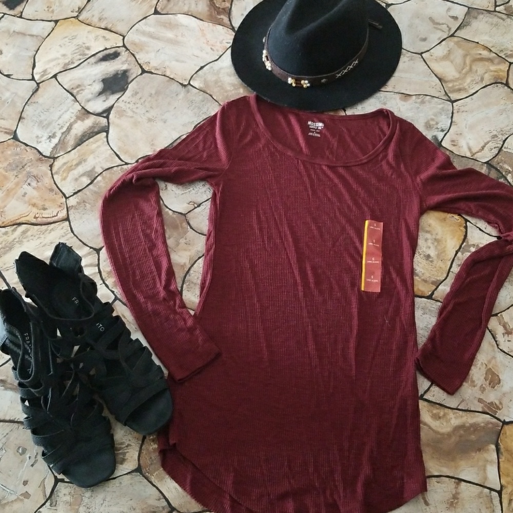 Mossimo Maroon  Target long sleeve